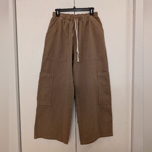 Big Bud Press Wide Leg Drop-Pocket Cargo Pants Size Small